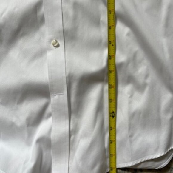 🧡3/15 NWOT Lands' End Outfitters No Iron Oxford Button Down Shirt Men's 16X33 - Picture 6 of 8